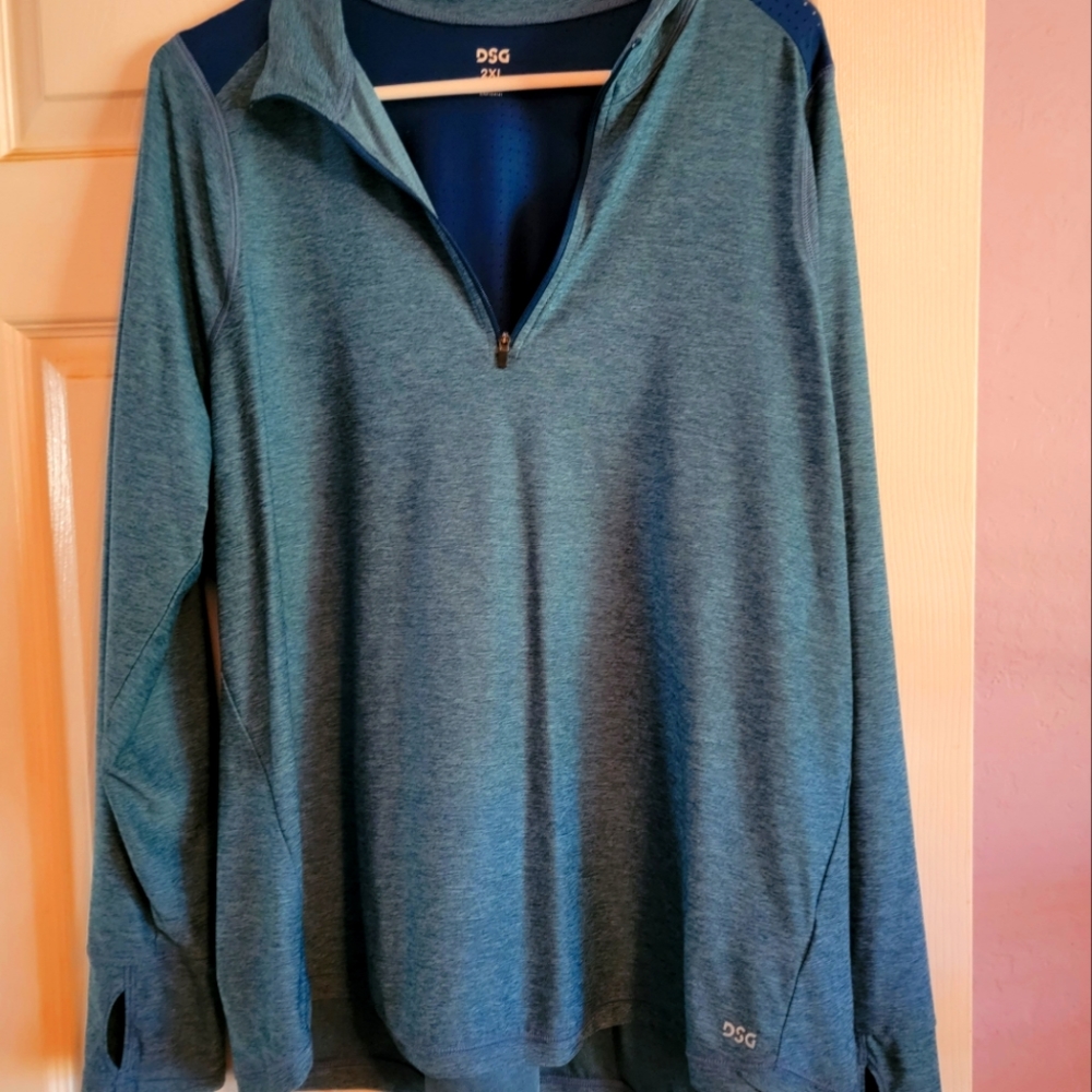 Size 2XL DSG lightweight teal long sleeve shirt